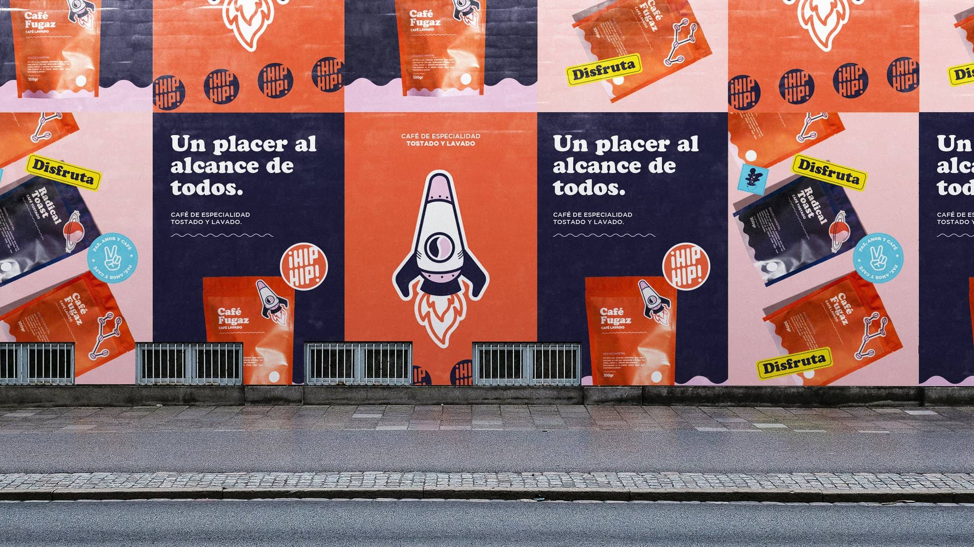 Brand identity system with logo, color, and typography samples